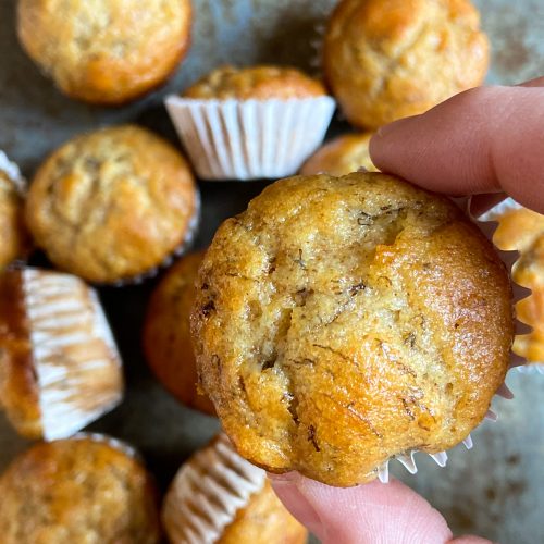bananna mini muffin